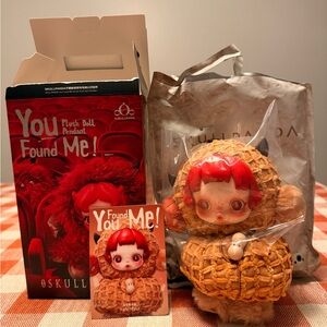 SkullPanda You Found Me Plush Doll Pendant - Pranky Peanut